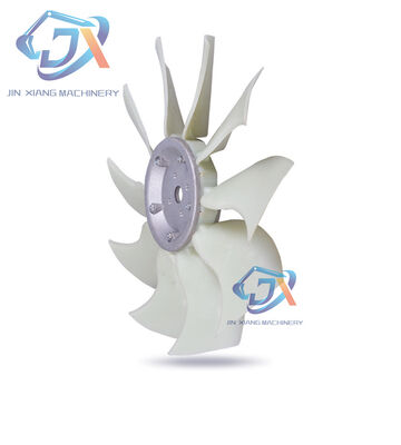 High Quality Aluminum Engine Cooling Fan Blades for Kubota V3800 Construction Machinery Parts