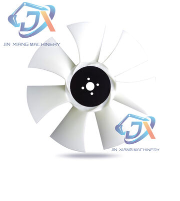 For Modern Excavator R60-7 R80-7 DH60-7 Forklift Fan Blade 4TNV94 4TNV94l Fan Blade Plastic 129953-44710