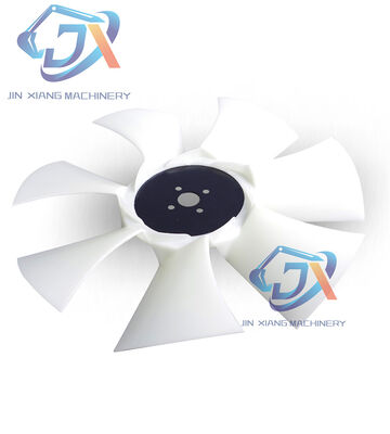 For Modern Excavator R60-7 R80-7 DH60-7 Forklift Fan Blade 4TNV94 4TNV94l Fan Blade Plastic 129953-44710