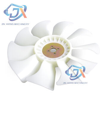 Engine Cooling Fan Blades for Komatsu PC30 3D84E Engine Excavator | 10-Blade Fan Replacement
