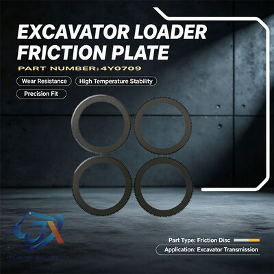 STAR ZEBRA 4Y-0709 4Y0709 Steel Clutch Plate for D6D D6G D7G Tractor Transmission Clutch Friction Plate Disc Replacement