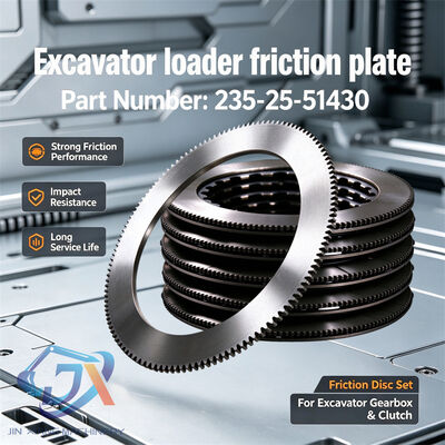 Hangood Transmission Spare Parts 235-25-51430 232-25-51430 Friction Disc for Wheel Loader WA420 WA500 Clutch Friction Disc