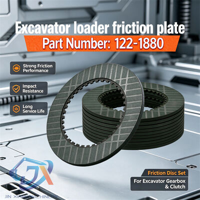 STAR ZEBRA Steel Clutch Plate Friction Disc Plates 122-1881 for Backhoe Loader 414E 416C/D/E
