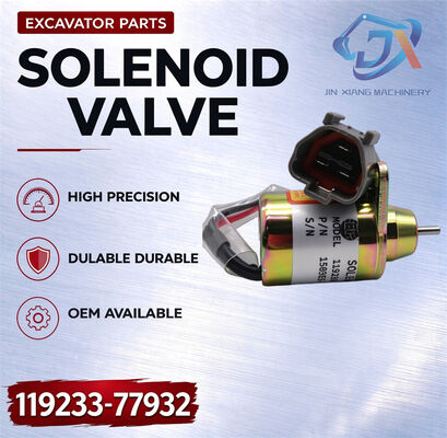 STAR ZABRA 119233-77932 High Quality 1503ES-12S5SUC12S R60 DH60 Excavator Diesel Engine Solenoid Valve F728323-0448 VCD 12V 11923377932